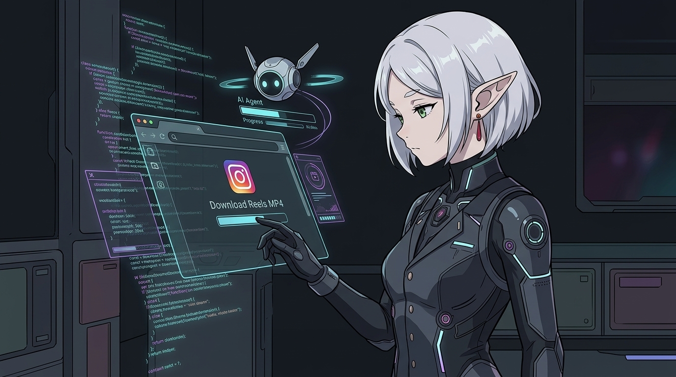 AI Agent로 1시간 만에 만드는 인스타그램 릴스 다운로더 (초보자를 위한 바이브 코딩 MVP 가이드)
